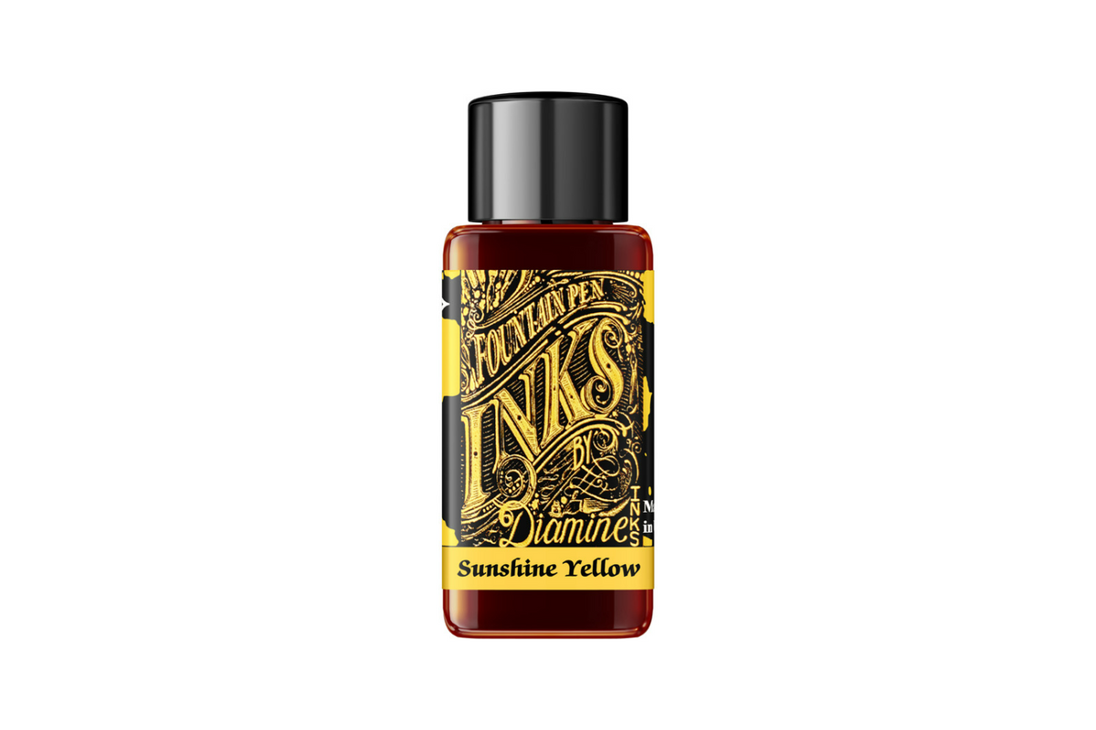 Diamine Sunshine Yellow - Bottled Ink 30 ml