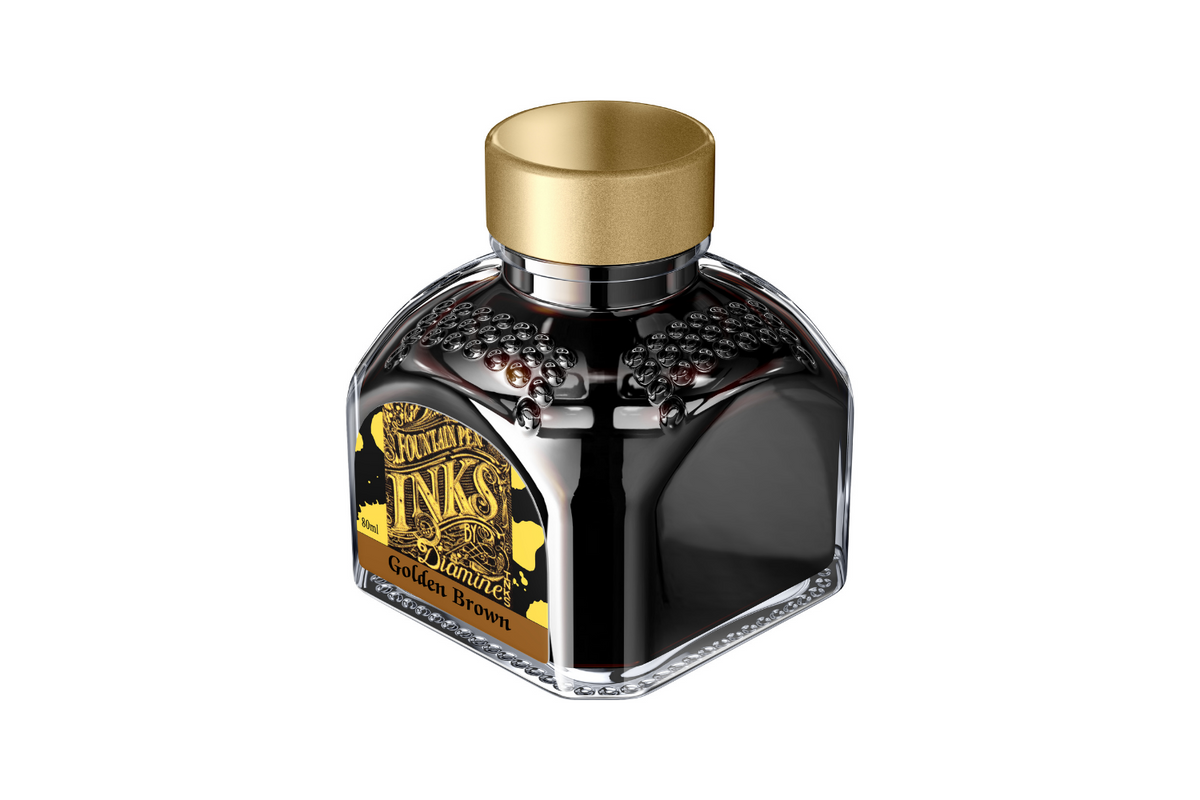 Diamine Golden Brown - Bottled Ink 80 ml