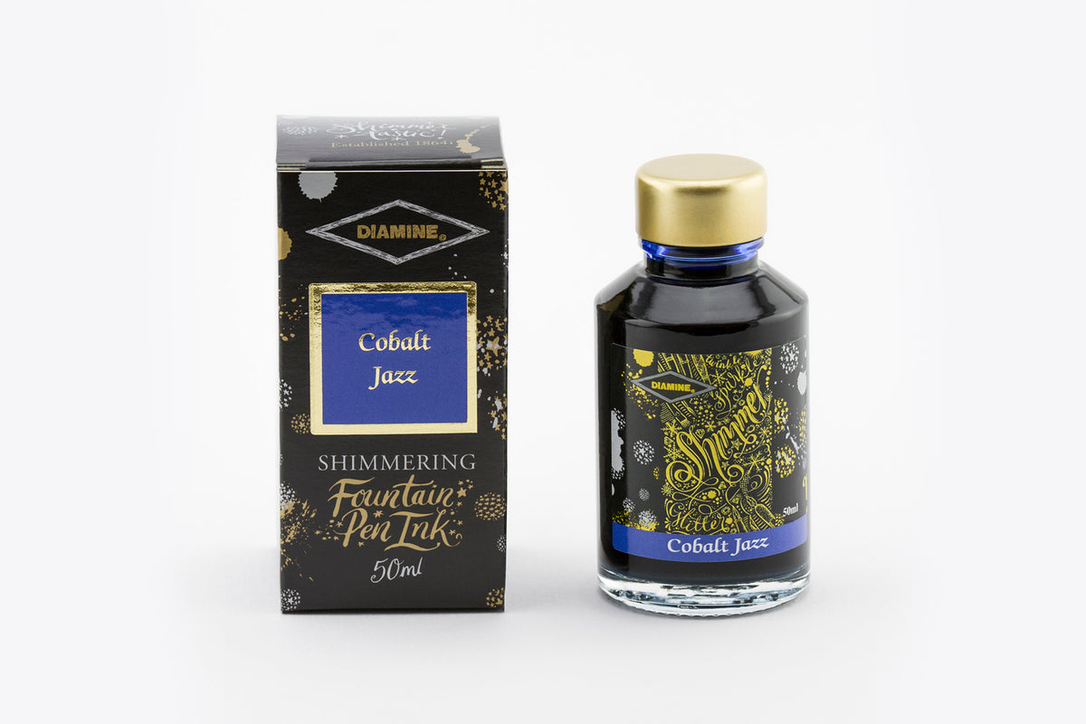 Diamine Shimmering Ink - Cobalt Jazz 50ml