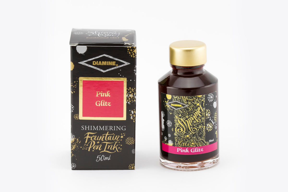 Diamine Shimmering Ink - Pink Glitz 50ml
