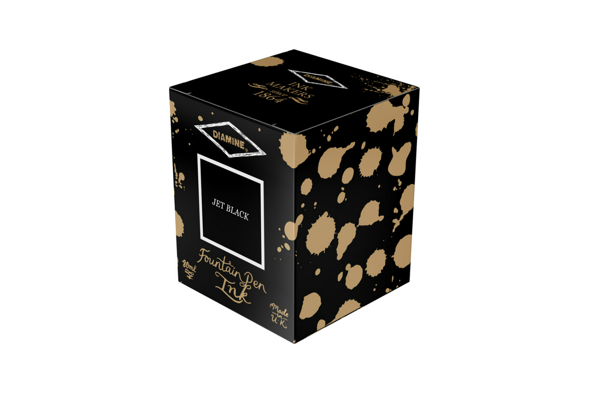 Diamine Jet Black - Bottled Ink 80 ml