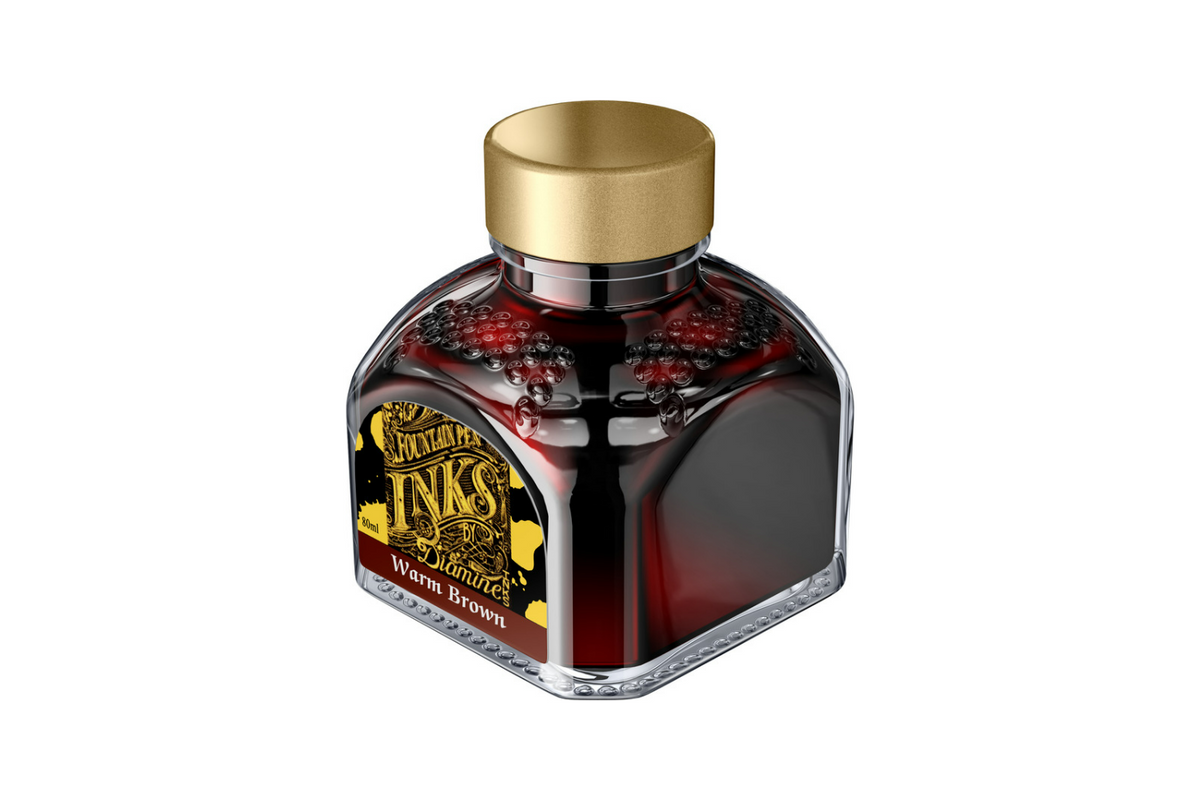 Diamine Warm Brown - Bottled Ink 80 ml