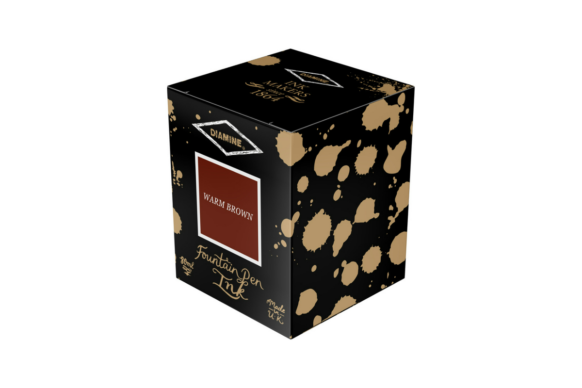 Diamine Warm Brown - Bottled Ink 80 ml