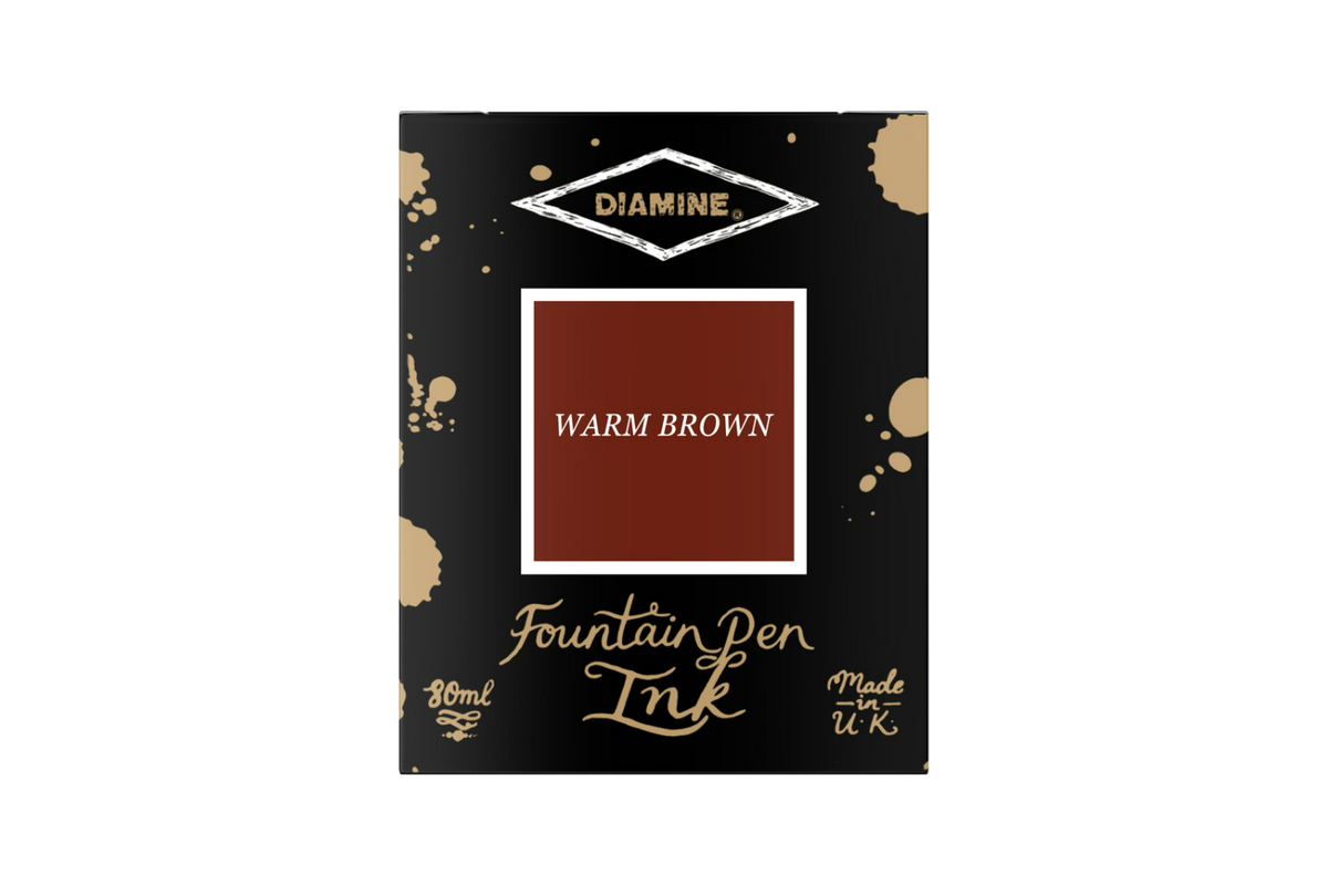 Diamine Warm Brown - Bottled Ink 80 ml