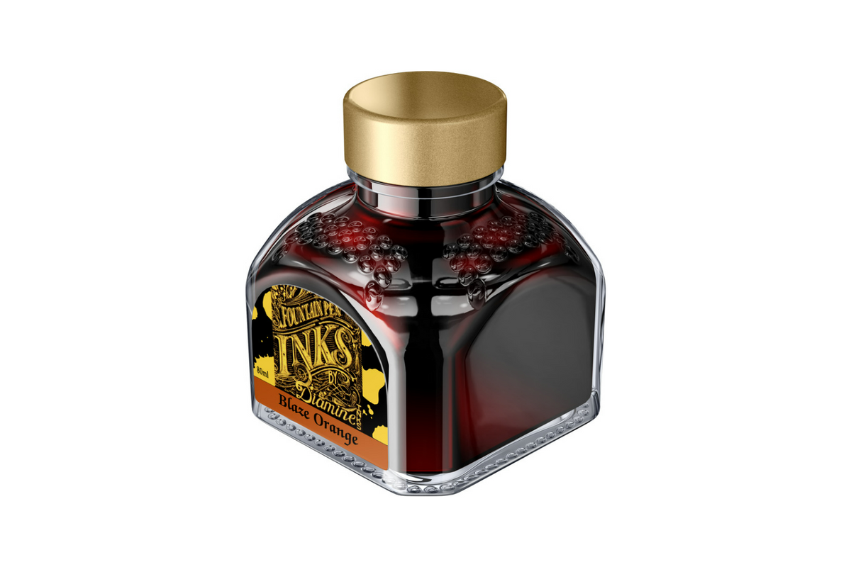 Diamine Blaze Orange - Bottled Ink 80 ml