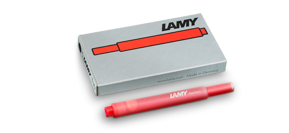 Lamy Red - Ink Cartridges (5)