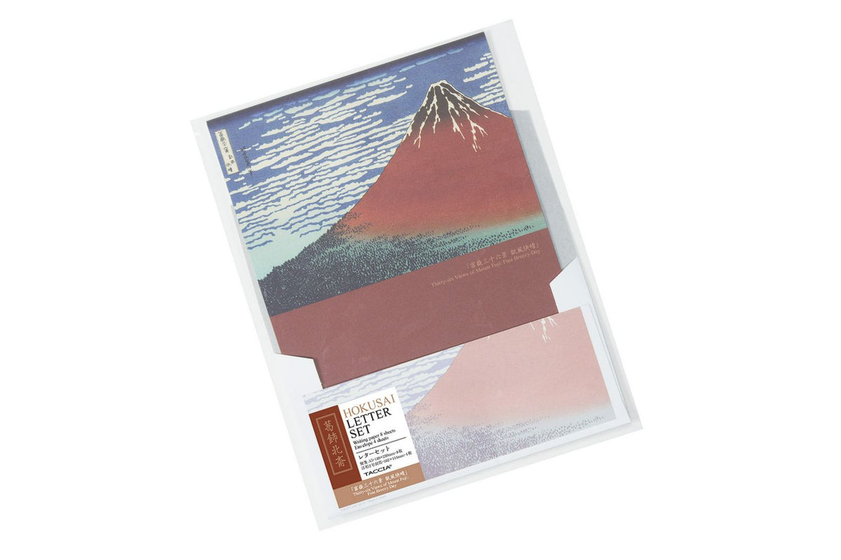 Taccia Hokusai Letter Set - Benitsuchi