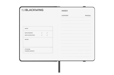 Blackwing - A6 Slate 5mm Dot Grid Notebook Black