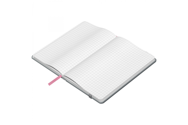 Blackwing - A6 Slate 5mm Grid Notebook Grey