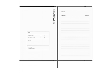 Blackwing - A5 Slate Plain Notebook Black