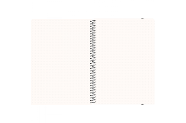 Blackwing - A4 Spiral 5mm Dot Grid Notebook Black