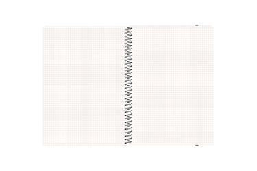 Blackwing - A4 Spiral 5mm Grid Notebook Black