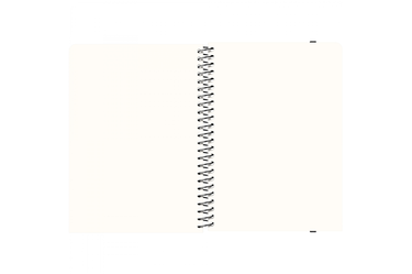 Blackwing - A5 Spiral Black 5mm Plain Notebook