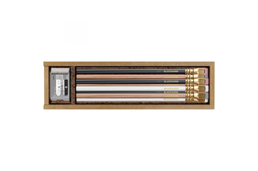 Blackwing - Rustic Box | Set of 12 Graphite Pencils |