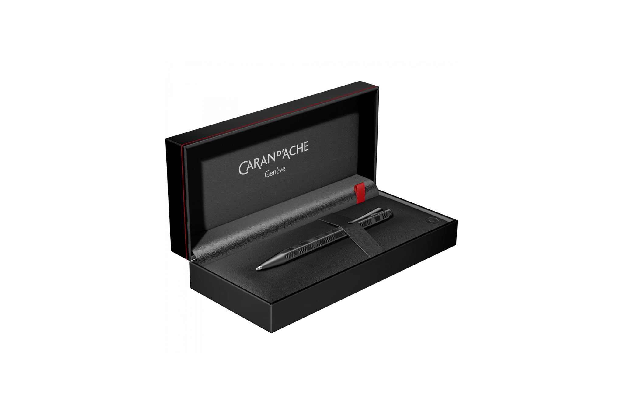 Caran d'Ache - Ecridor Ballpoint Pen | Black Line - Black Trim |