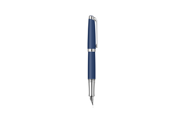 Caran d'Ache - Leman | Matte Blue - Silver Trim |