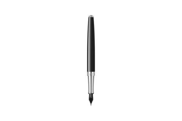 Caran d'Ache - Leman Slim | Ebony Black - Silver Trim |