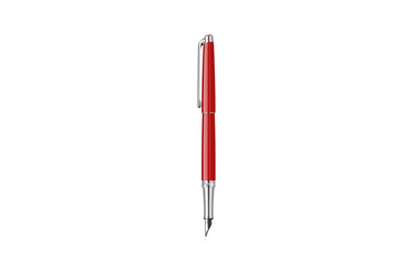 Caran d'Ache - Leman Slim | Scarlet Red - Silver Trim |