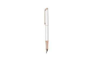 Caran d'Ache - Leman Slim | White - Rose Gold Trim |
