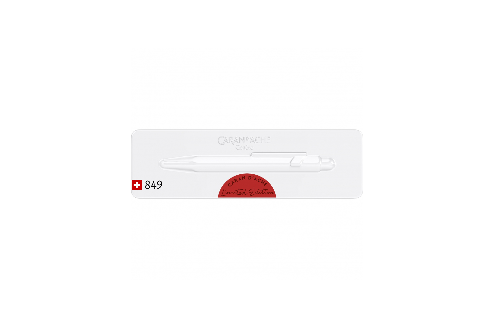 Caran d'Ache - 849 Claim Your Style Ballpoint Pen | Scarlet Red RMT