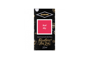 Diamine Shimmering Ink - Red Sky 50 ml