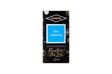 Diamine Shimmering Ink - Blue Lightning 50ml