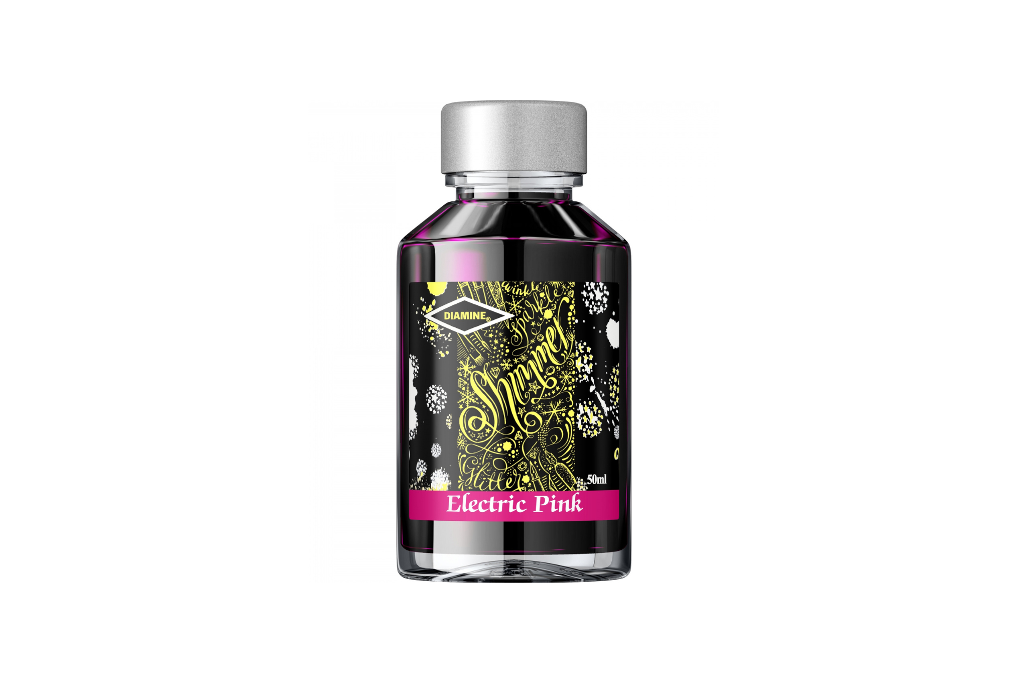 Diamine Shimmering Ink - Electric Pink 50ml