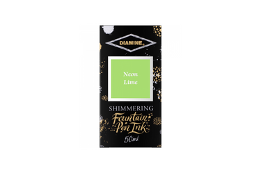 Diamine Shimmering Ink - Neon Lime 50ml