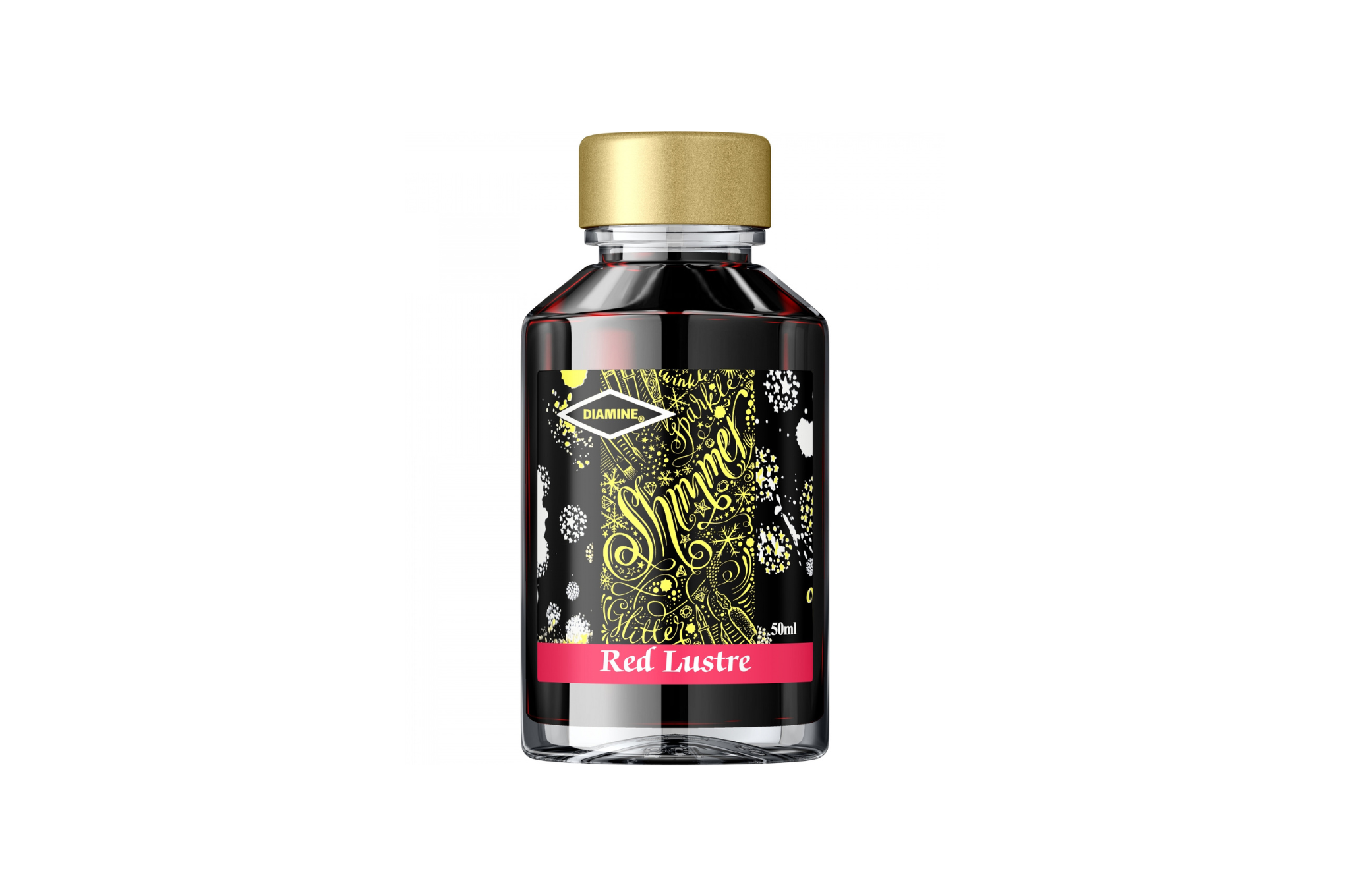 Diamine Shimmering Ink - Red Lustre 50ml