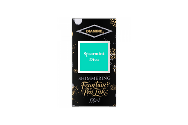 Diamine Shimmering Ink - Spearmint Diva 50ml