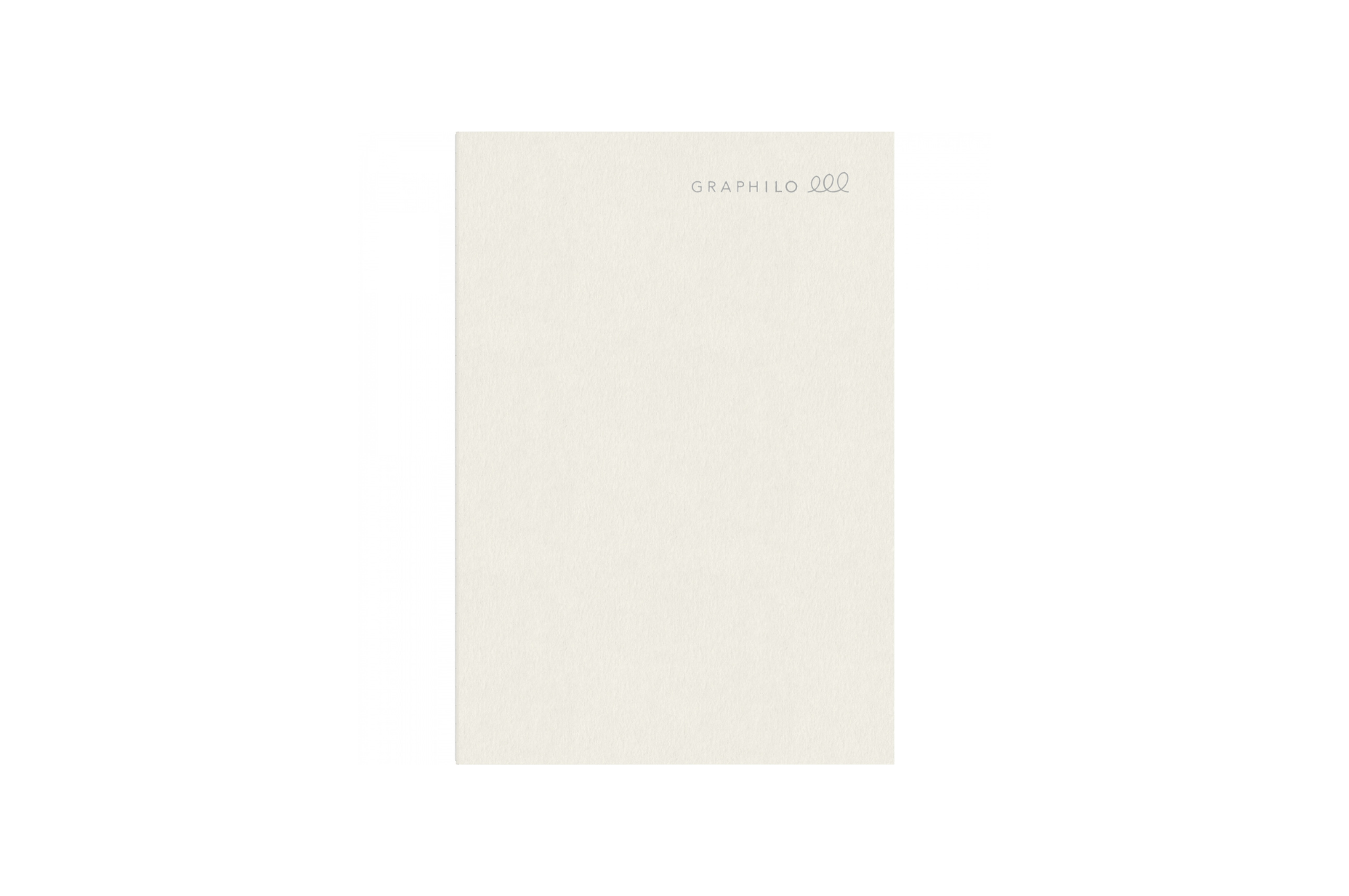 Graphilo - A5 White Plain Notebook - 64 pages