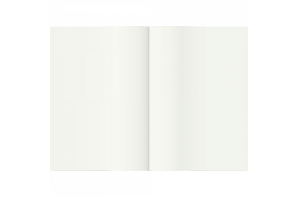 Graphilo - A5 White Plain Notebook - 64 pages