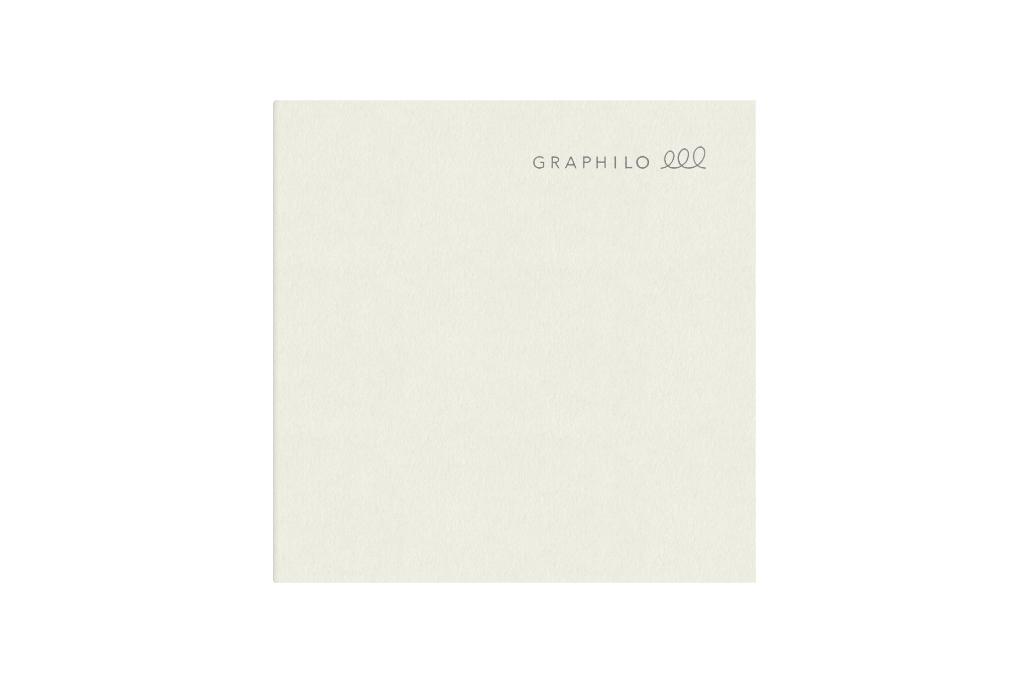 Graphilo - Square White Grid Notebook - 60 pages