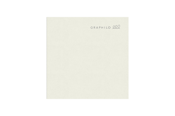 Graphilo - Square White Grid Notebook - 60 pages