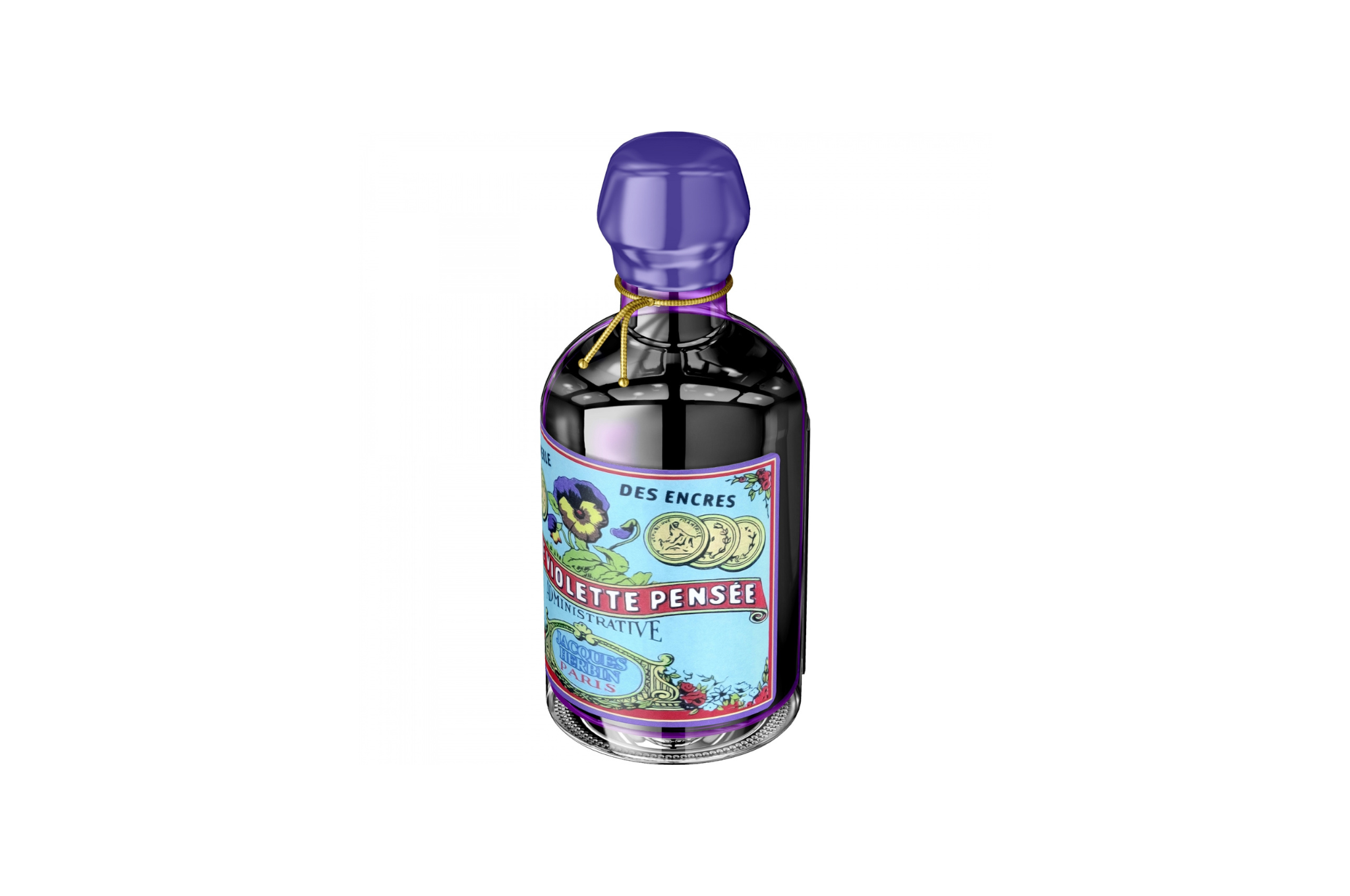 Herbin - 350th Anniversary Violette Pensee 100ml Fountain Pen Ink