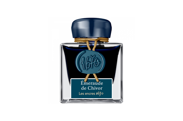 Herbin - Les encres 1670 - Emeraude de Chivor 50ml Fountain Pen Ink
