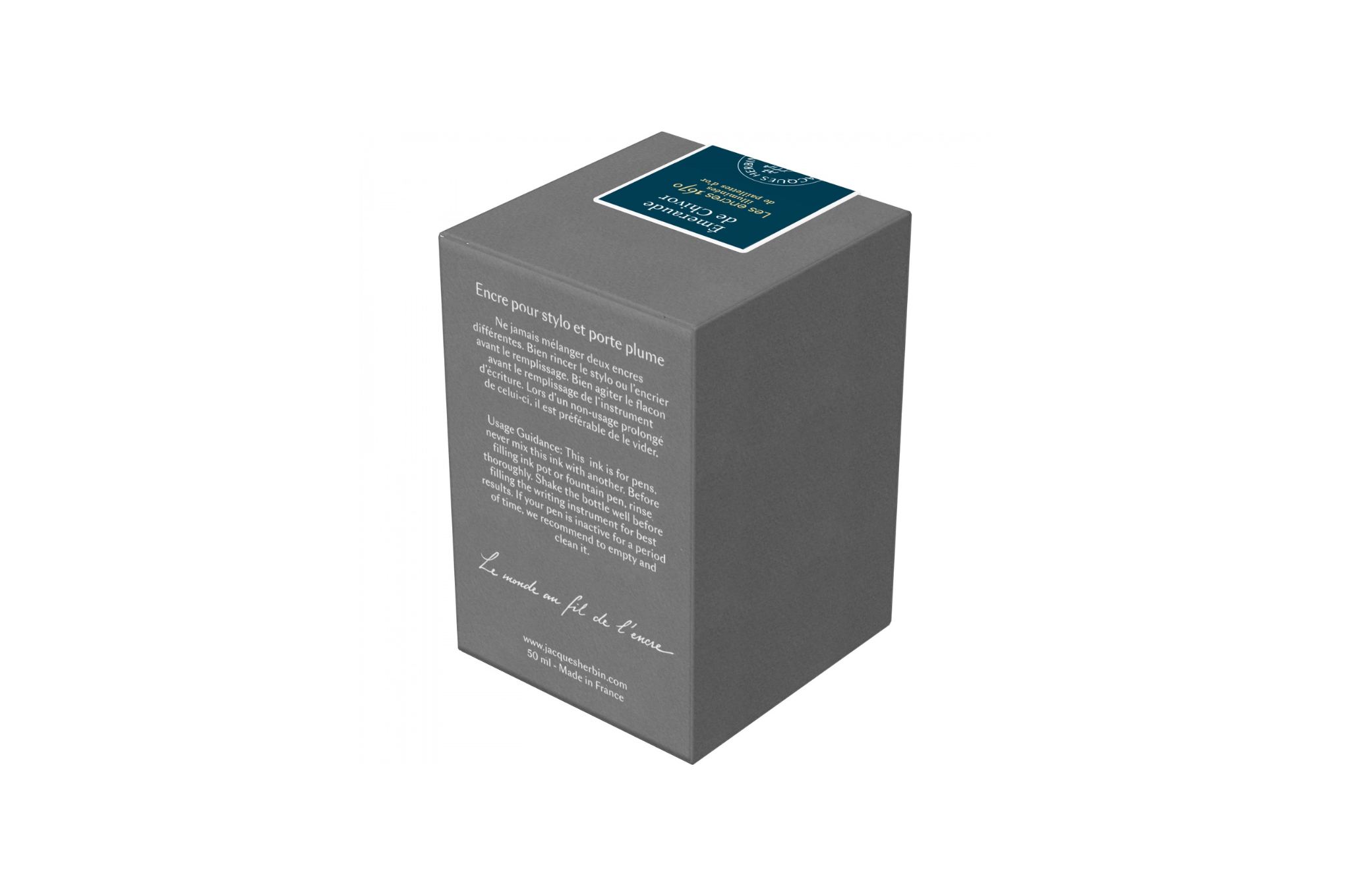 Herbin - Les encres 1670 - Emeraude de Chivor 50ml Fountain Pen Ink