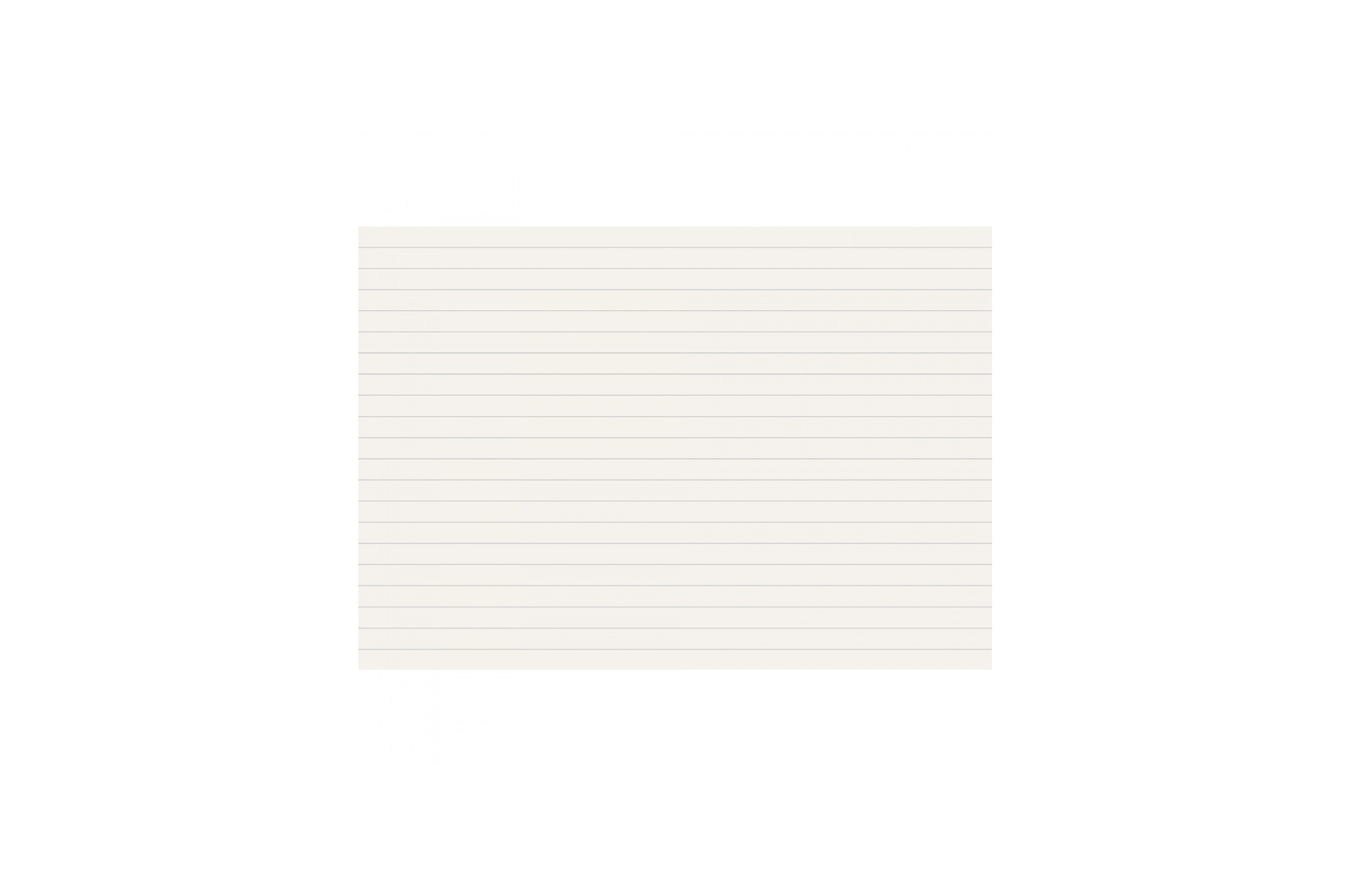 Iroful - A5 Ivory Lined Loose Sheets | 100 sheets