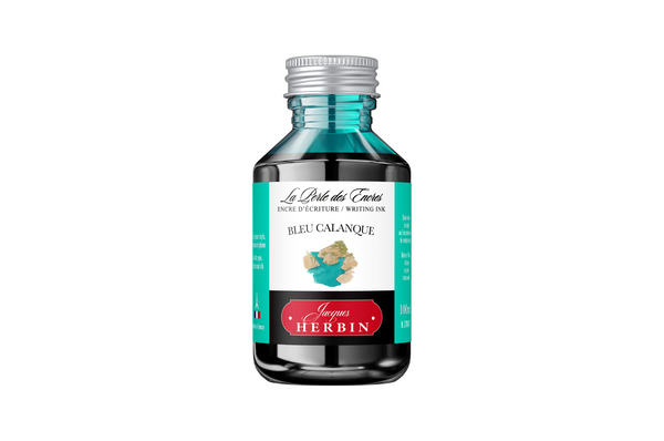 Herbin - Bleu calanque 100ml Fountain Pen Ink