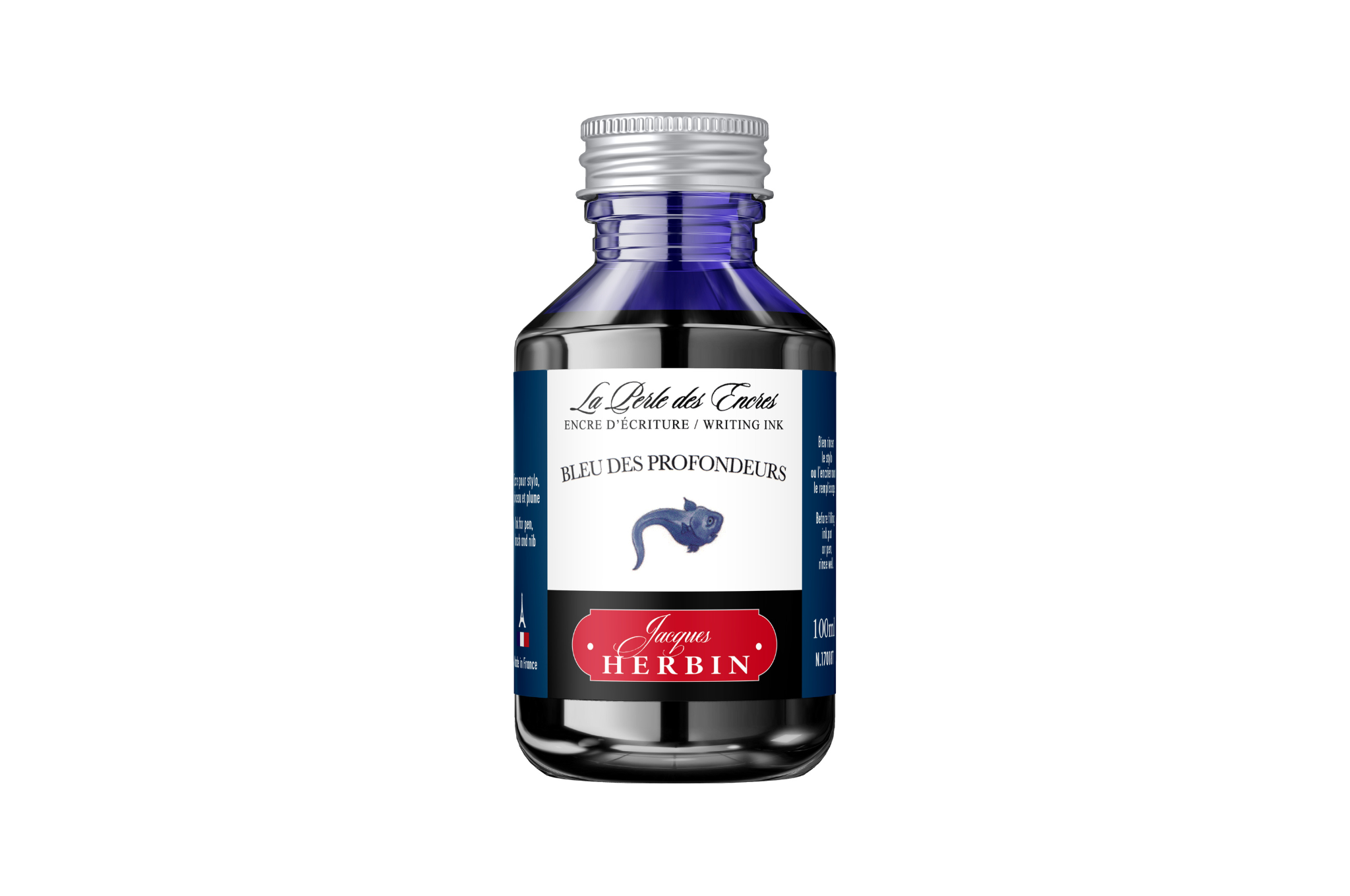 Herbin - Bleu des profondeurs 100ml Fountain Pen Ink