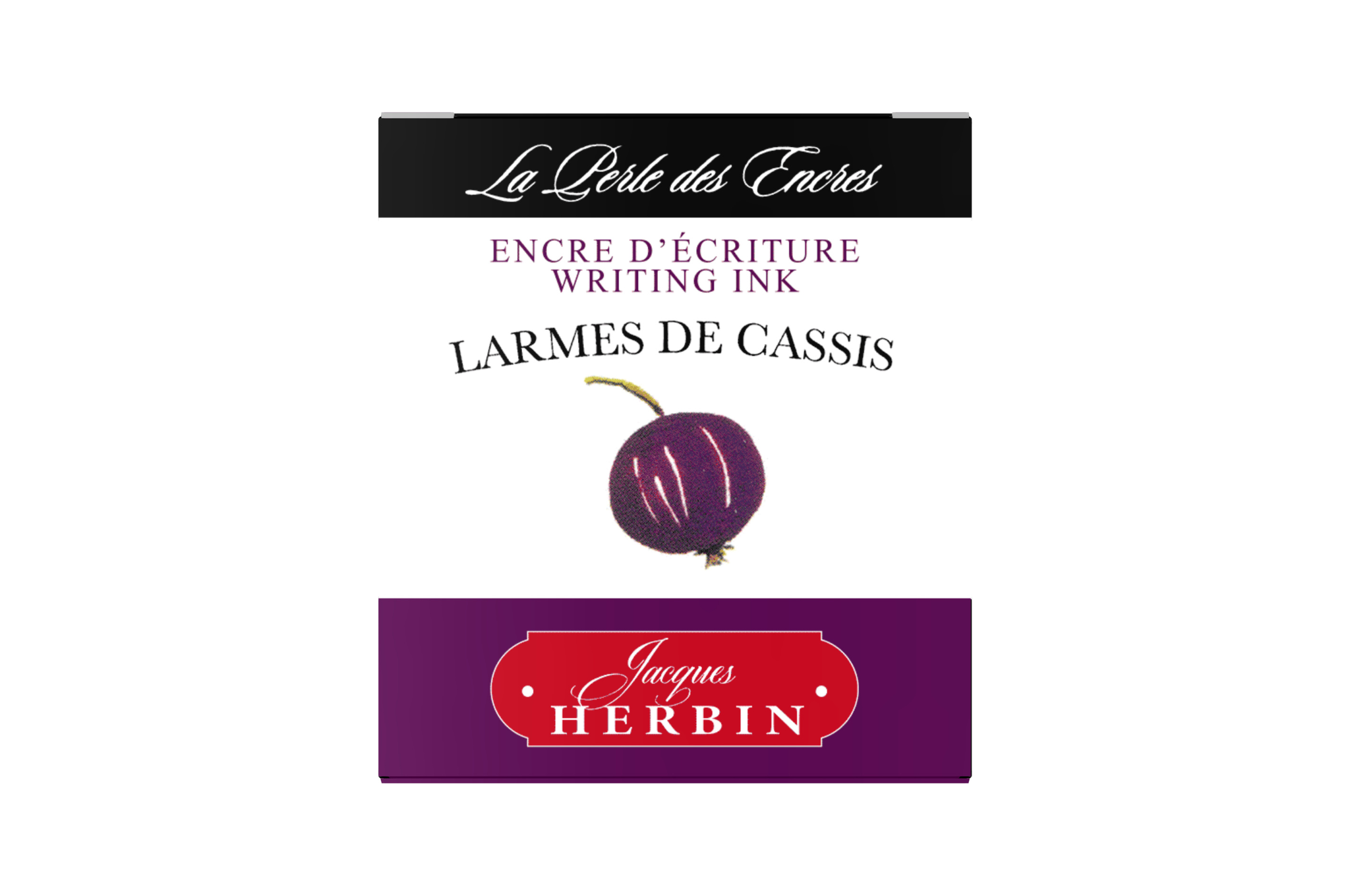 Herbin - Larmes de cassis 30ml Fountain Pen Ink