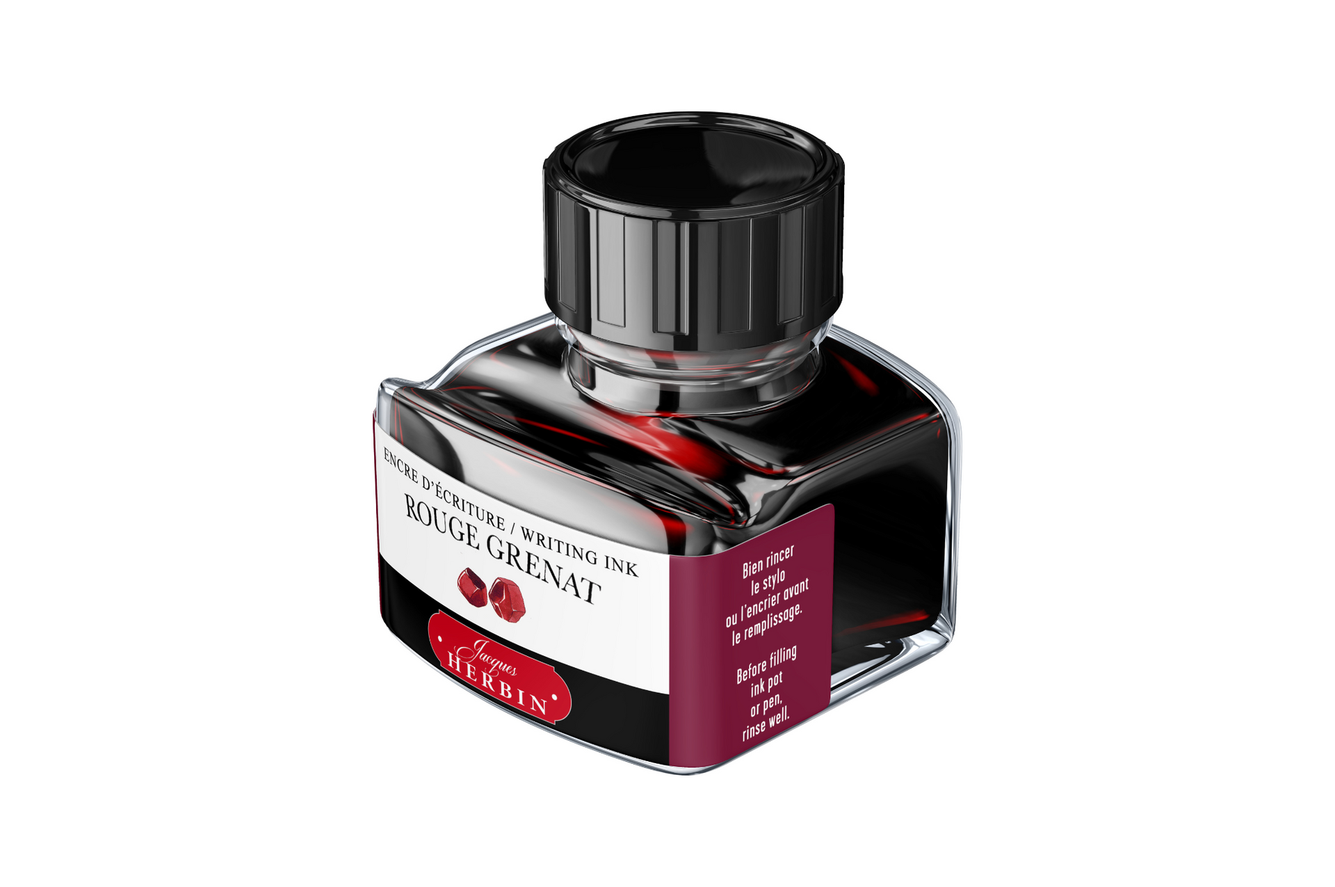 Jacques Herbin Vulpen inkt - Inkt 1670 - Rouge Hématite - 50 ml - Rood