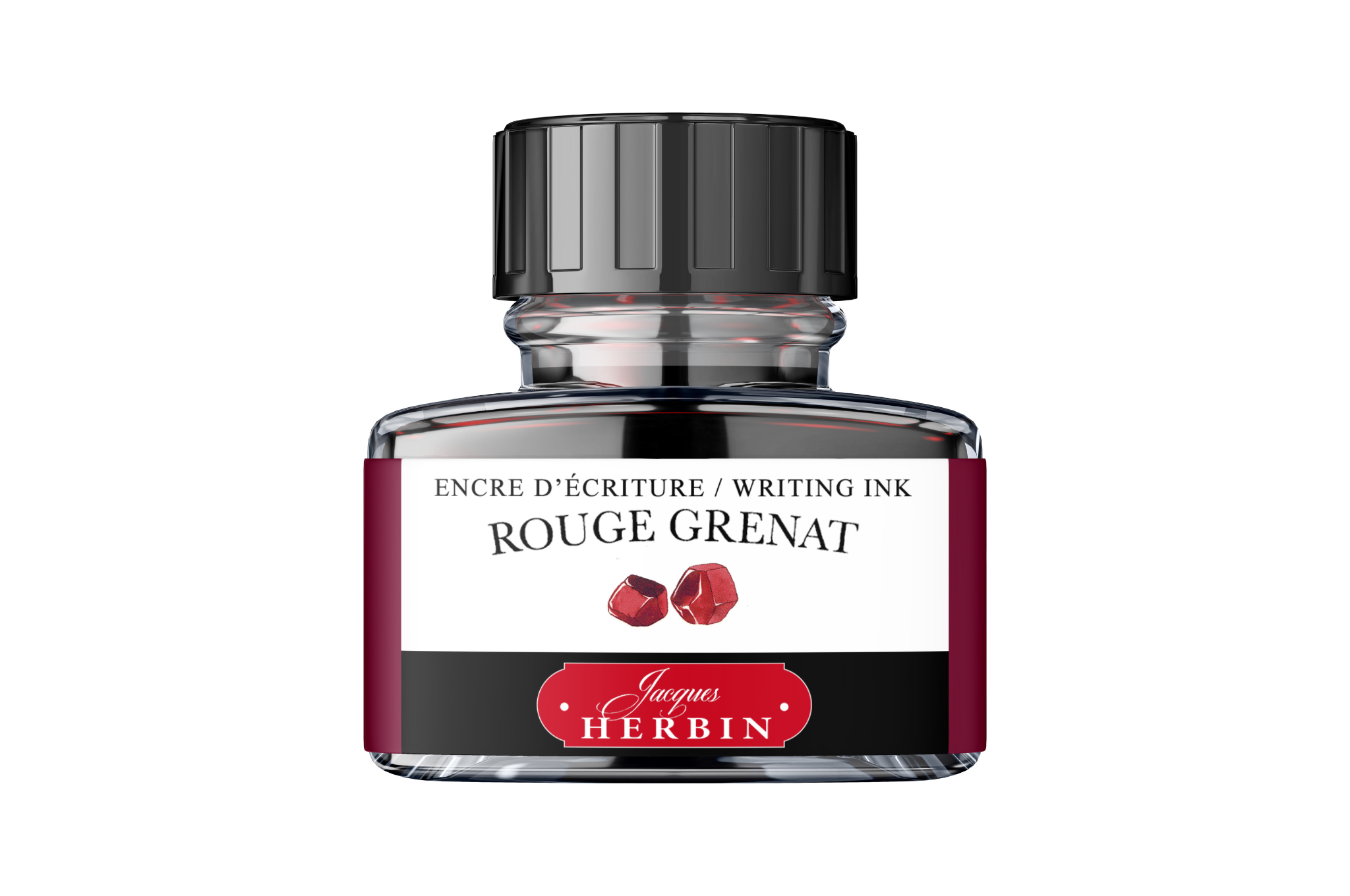 Herbin - Rouge Grenat 30ml Fountain Pen Ink