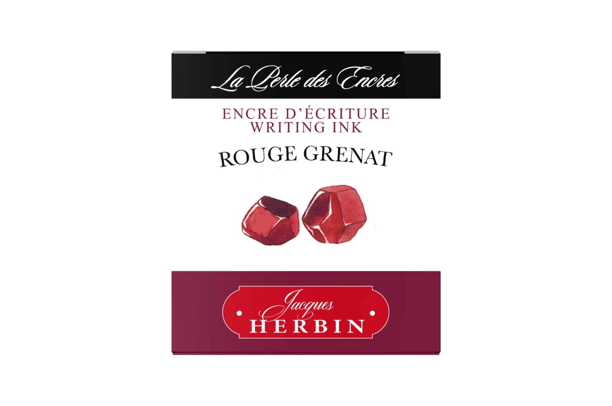 Herbin - Rouge Grenat 30ml Fountain Pen Ink