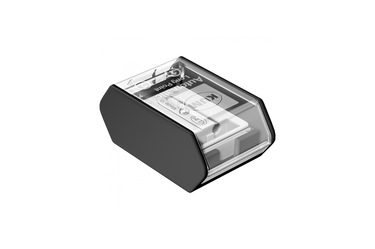 KUM -  Automatic Long Point AS3 | Double Step Sharpener with Container - Black