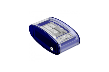 KUM -  Automatic Long Point AS2M | Triple Sharpener with Container - Blue
