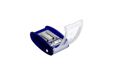 KUM -  Automatic Long Point AS2M | Triple Sharpener with Container - Blue