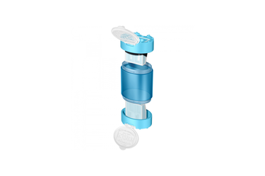 KUM -  Quadruple Sharpener with Container | K4 Plastic Blue 4-in-1