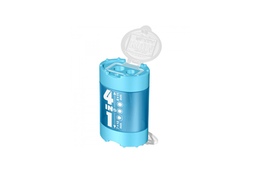 KUM -  Quadruple Sharpener with Container | K4 Plastic Blue 4-in-1