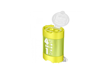 KUM -  Quadruple Sharpener with Container | K4 Plastic Green 4-in-1